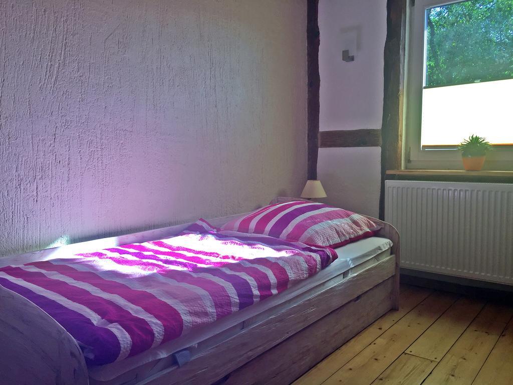 Вилла Fachwerkhaus 4 Birken Rumpshagen Экстерьер фото