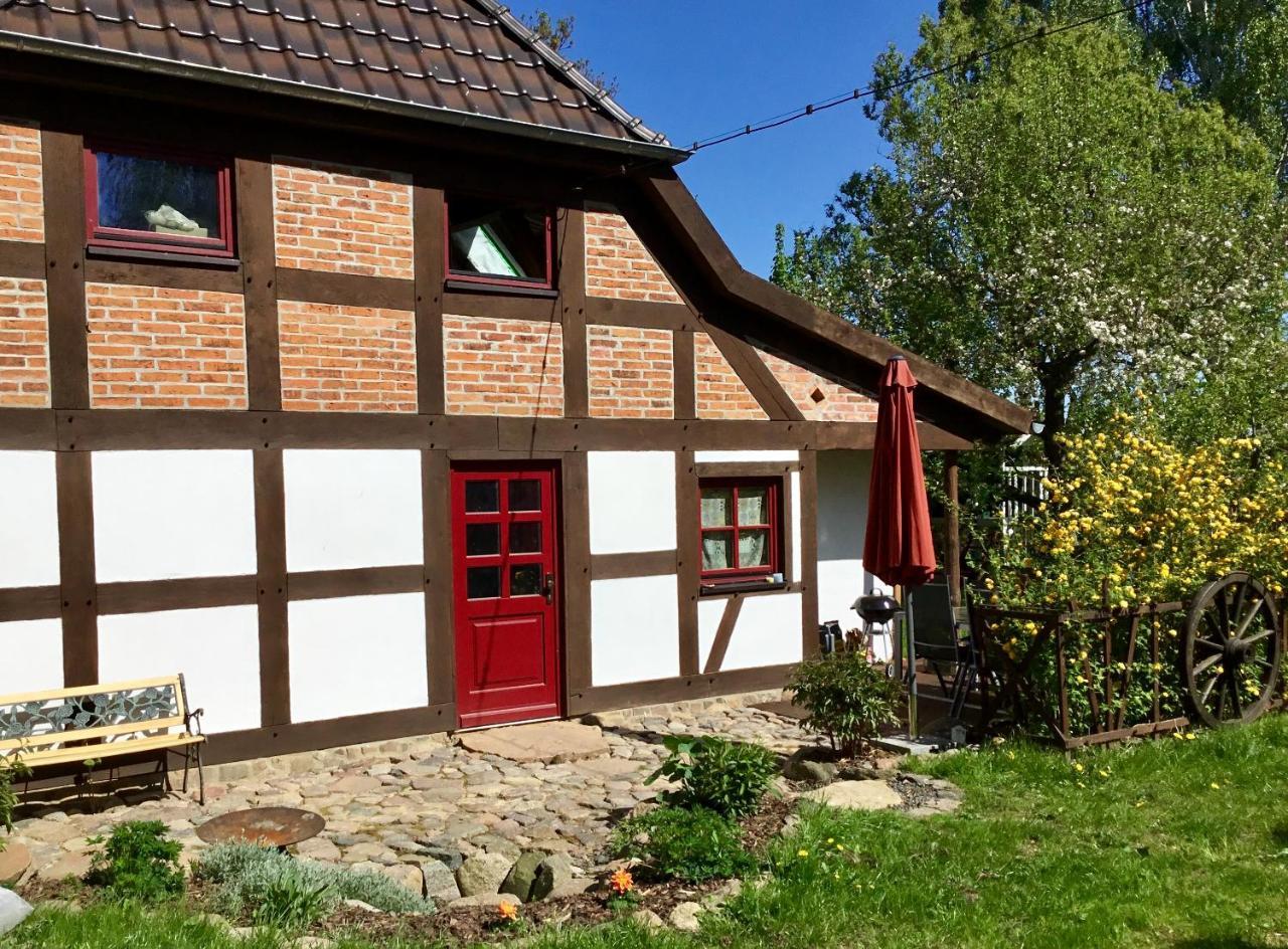 Вилла Fachwerkhaus 4 Birken Rumpshagen Экстерьер фото